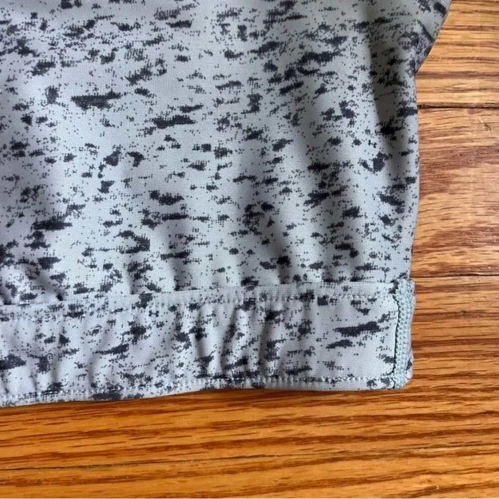 Under Armour Grey Speckle Cross Back Sports Bra - Image 3