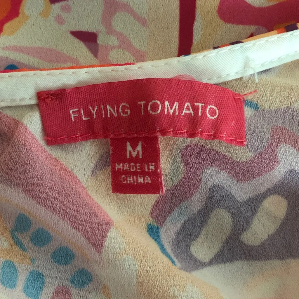 Flying Tomato size medium READY TO RUN WOVEN TOP - Image 4