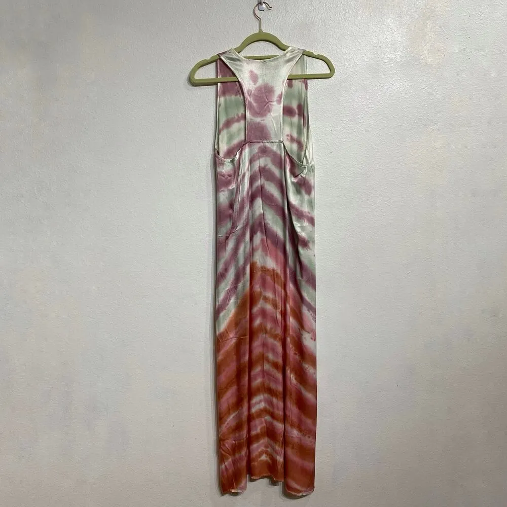 Young Fabulous & Broke Pink Tie Dye Maxi Dress Sz L NWOT - Image 9