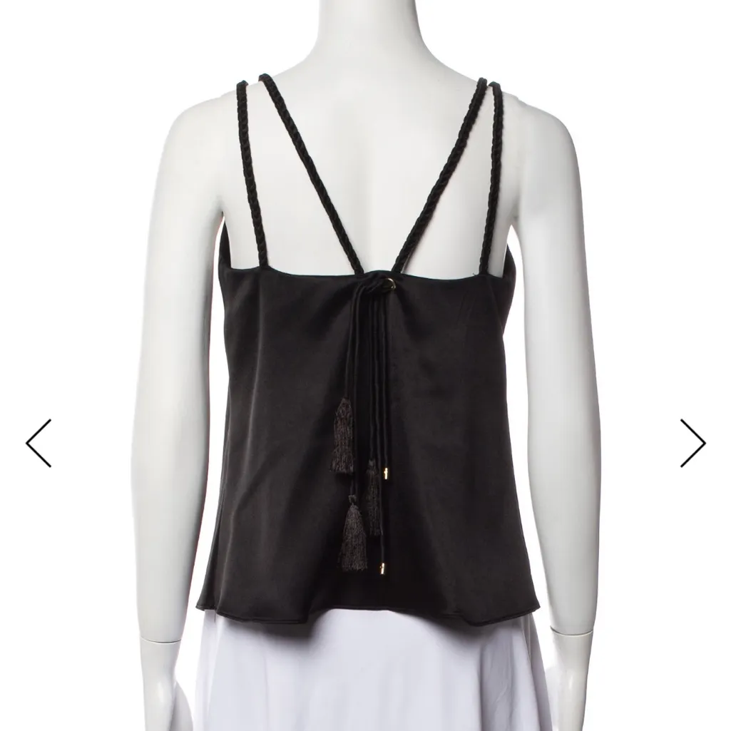 Derek Lam 10 Crosby Intermix V-Neck Sleeveless Crop Top - US 2 - Image 7