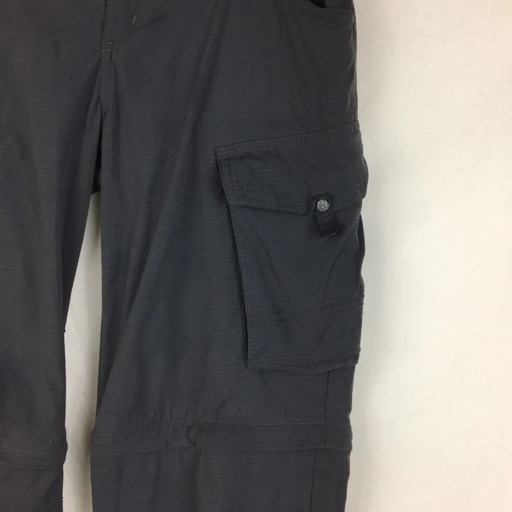 PrAna Gray Outdoor Sport Convertible Pants to Shorts 2 - Image 4