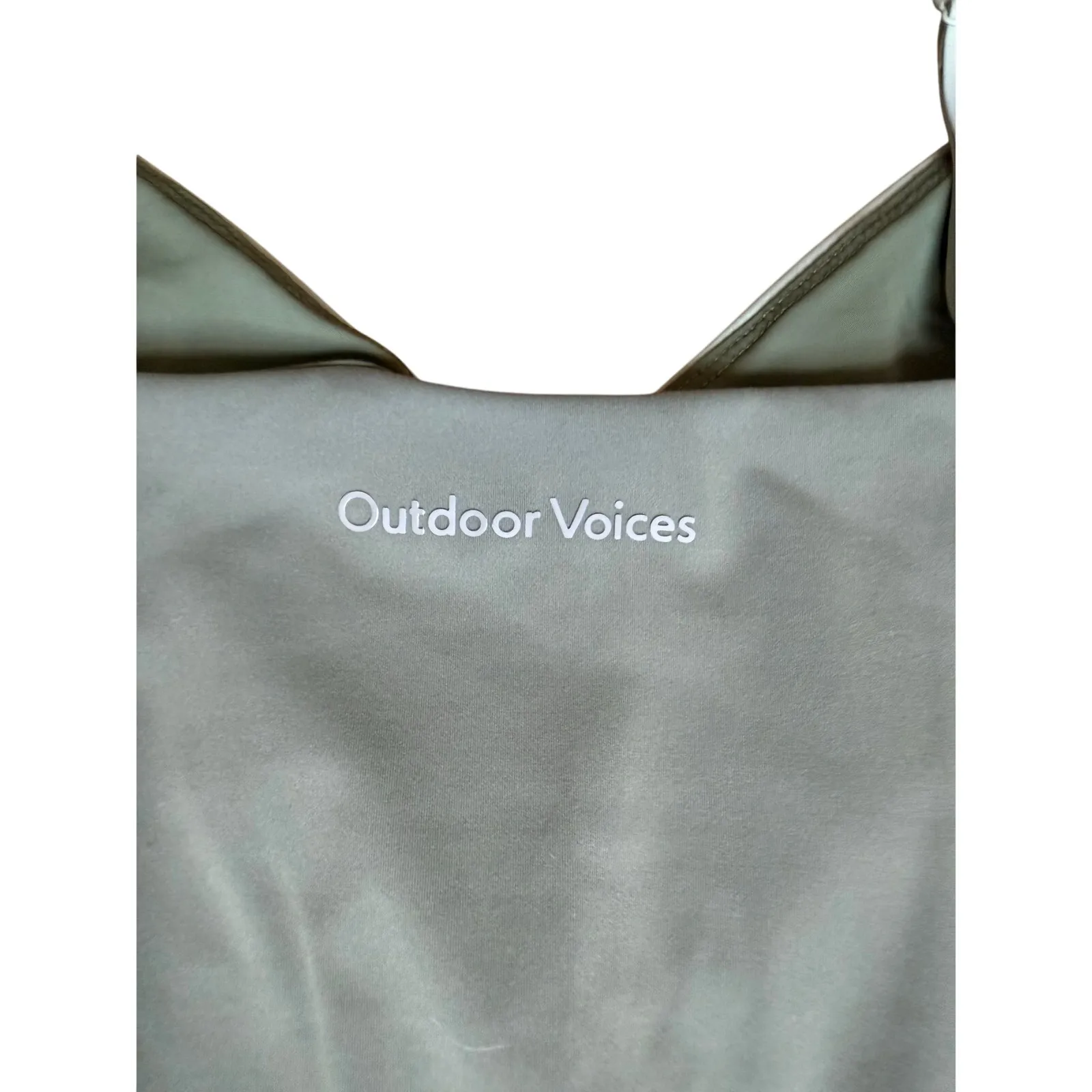 Outdoor Voices Superform Bodysuit Romper in Green Size Small - Image 4