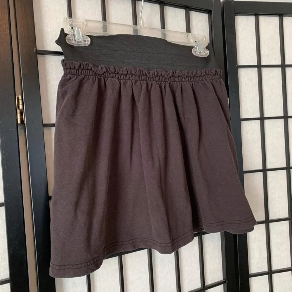 Kensie Mini Skirt Elastic Waist Above the Knee Black X-Small - Image 4