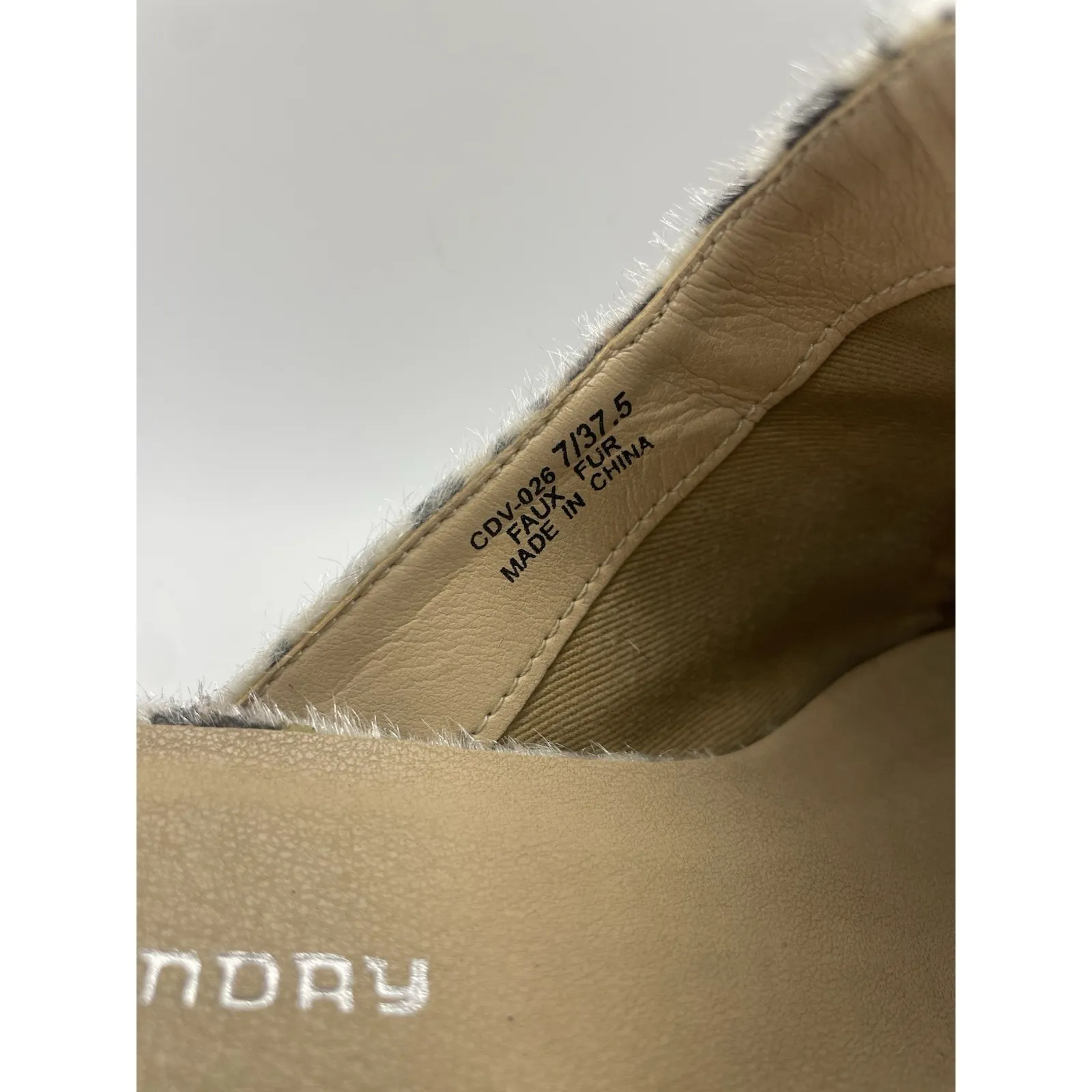 Very Volatile LA Leather Leopard Calf Hair Sling Back Mules Booties Womens 71/2 - Image 7