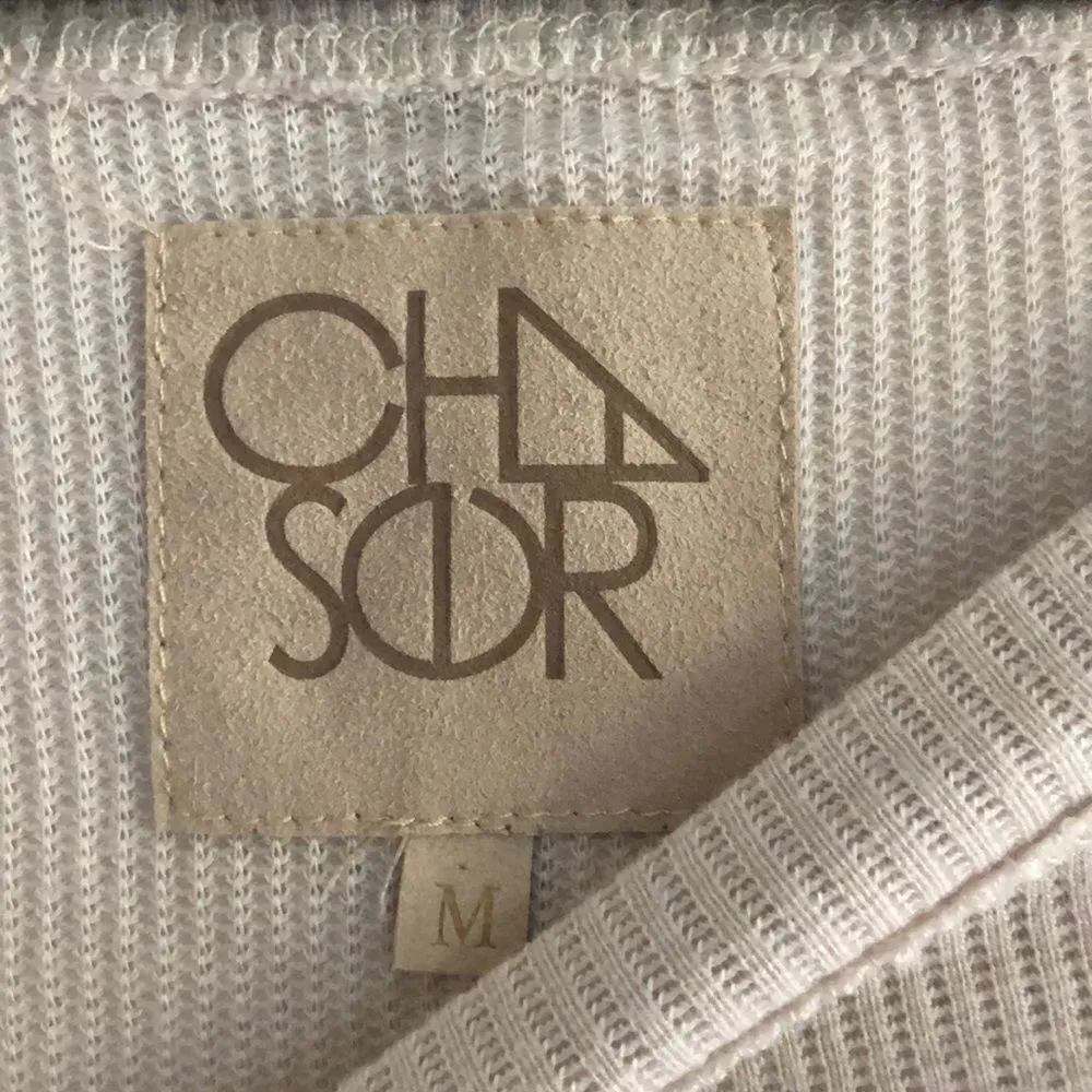 Chaser Oatmeel Colored Waffle Long Sleeve Shirt - Image 2