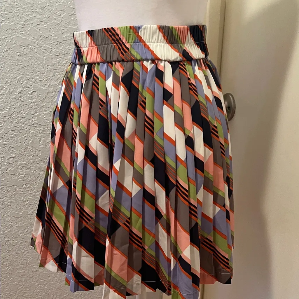 Vintage Banana republic Colorful Geometric Patterned Women's Skirt - Image 3
