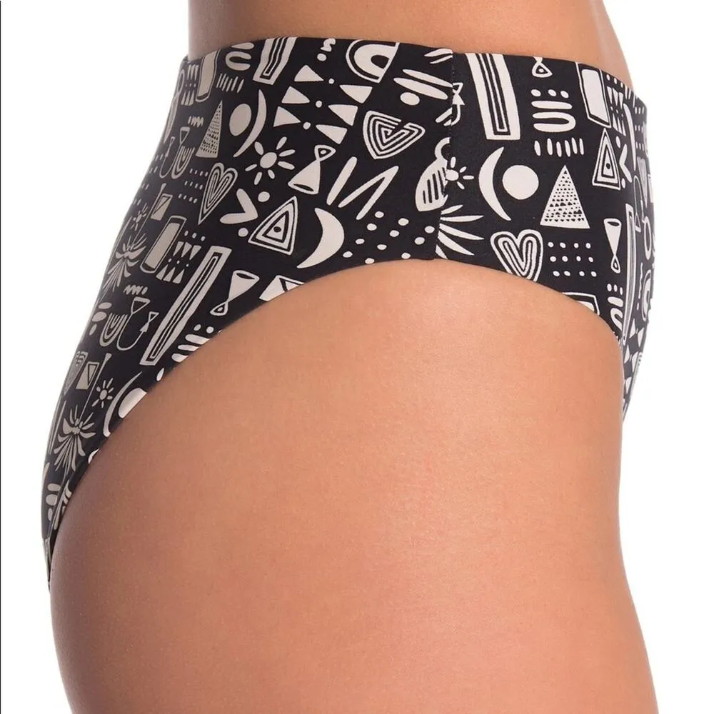 NWT Onia Sabrina Swim High Waist Geo Bikini Bottom XS - Image 3
