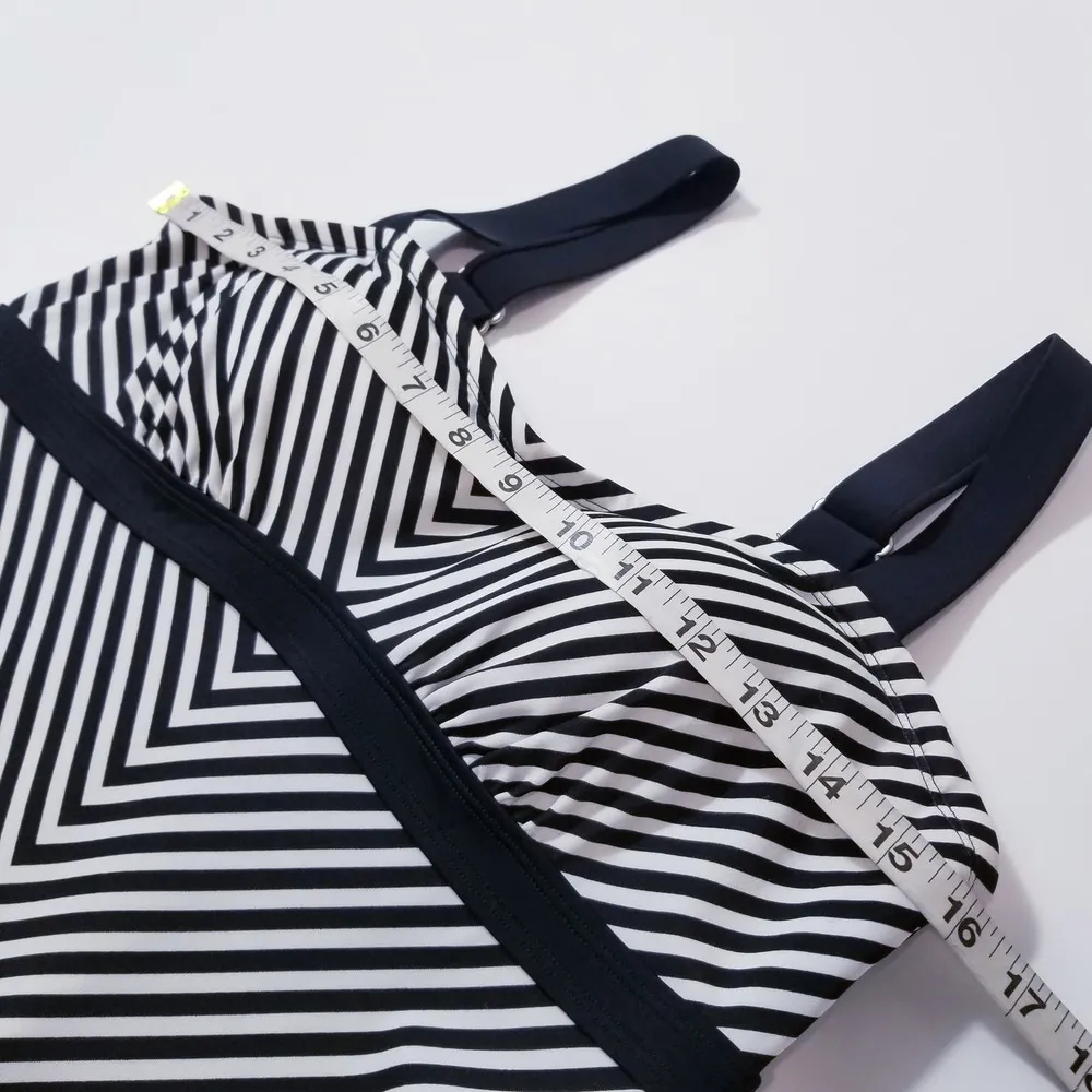 Athleta Pura Striped Swimwear Dress - Image 4