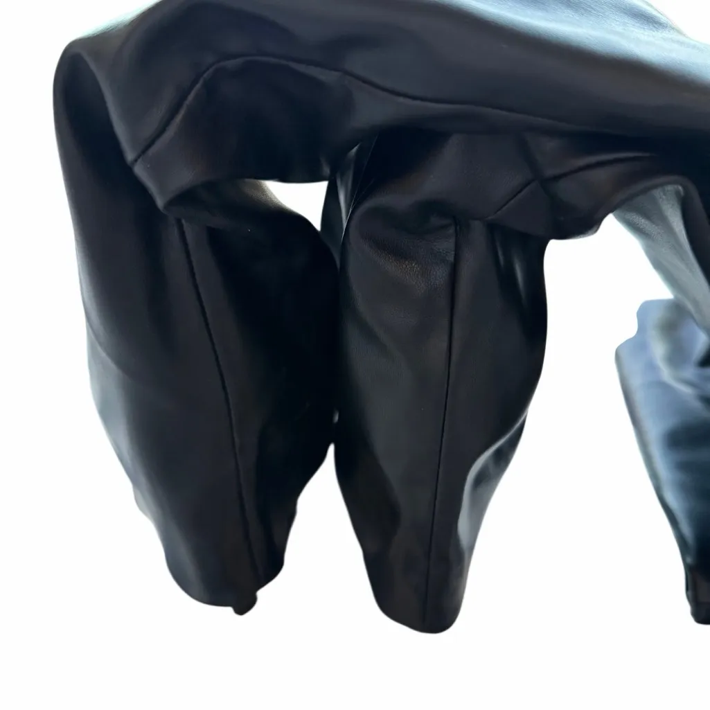 Wild Diva Lounge Over the knee Boot Size 7.5 Pointed Toe Stiletto Heel - Image 5