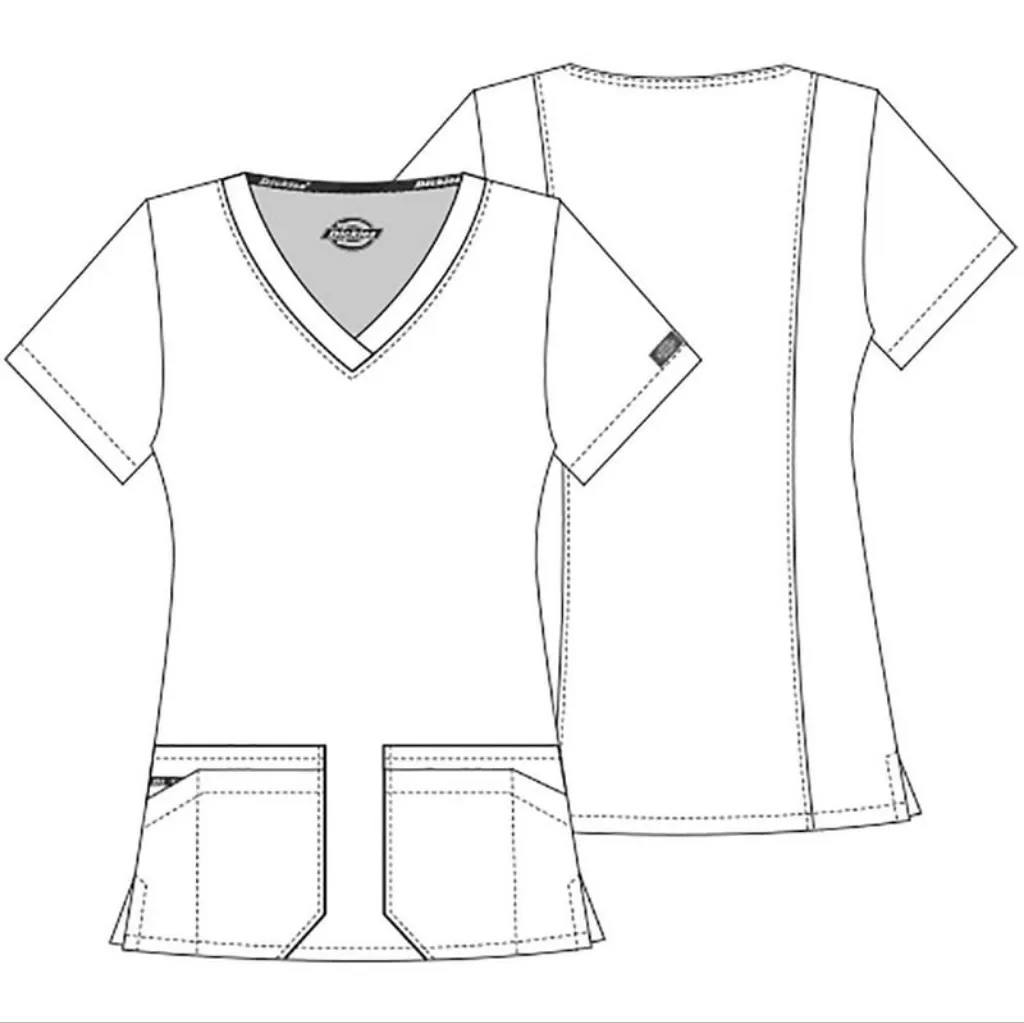 Dickies  2PC SCRUB SET Black Two-Piece Outfit with POCKETS - Image 4