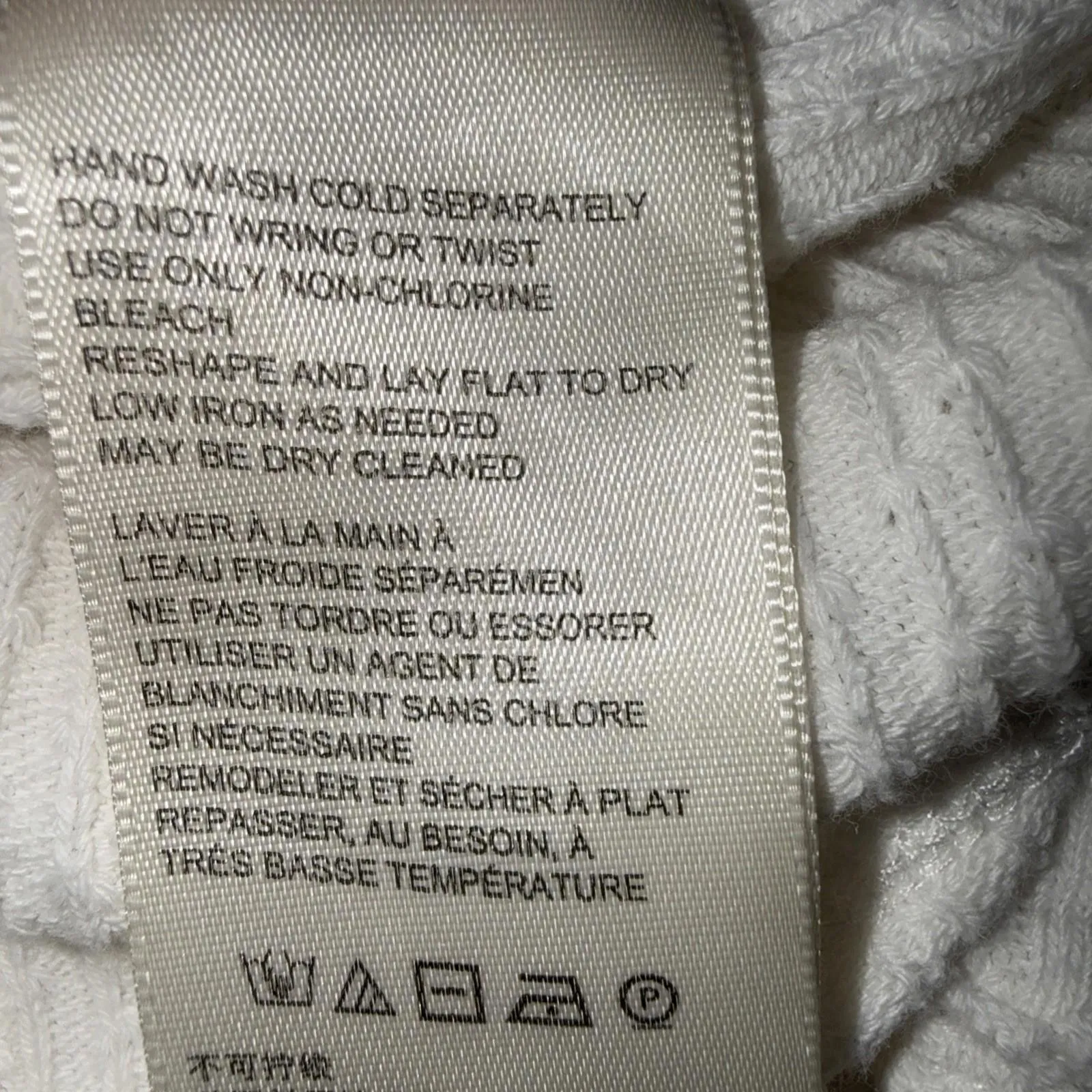 Free People Care Gauze Boho Minimalist Textured Ivory Stretch T-Shirt Size Small - Image 11