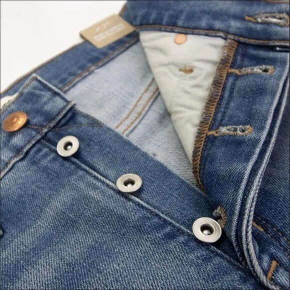 Madewell Rivet & Thread Cali Demi-Boot Jeans in Shetland Wash,  made in USA,‎ 25 - Image 16