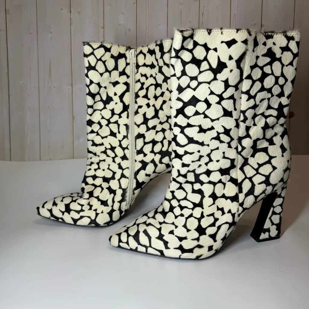 LPA Marietta Bootie Cow Hide Ankle Boot 3.5 Heel - Image 2