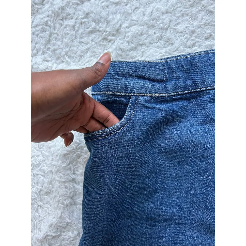 Lone Star Denim Skort Size Small Blue - Image 4