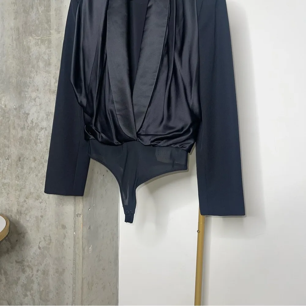 Alexander Wang Blazer Hybrid Bodysuit in Black - Image 12