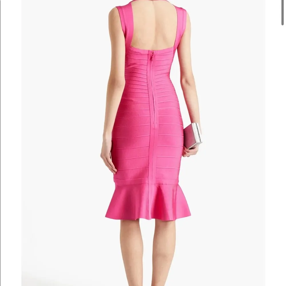 NEW Herve Leger Bandage pink BARBIECORE dress - Image 2