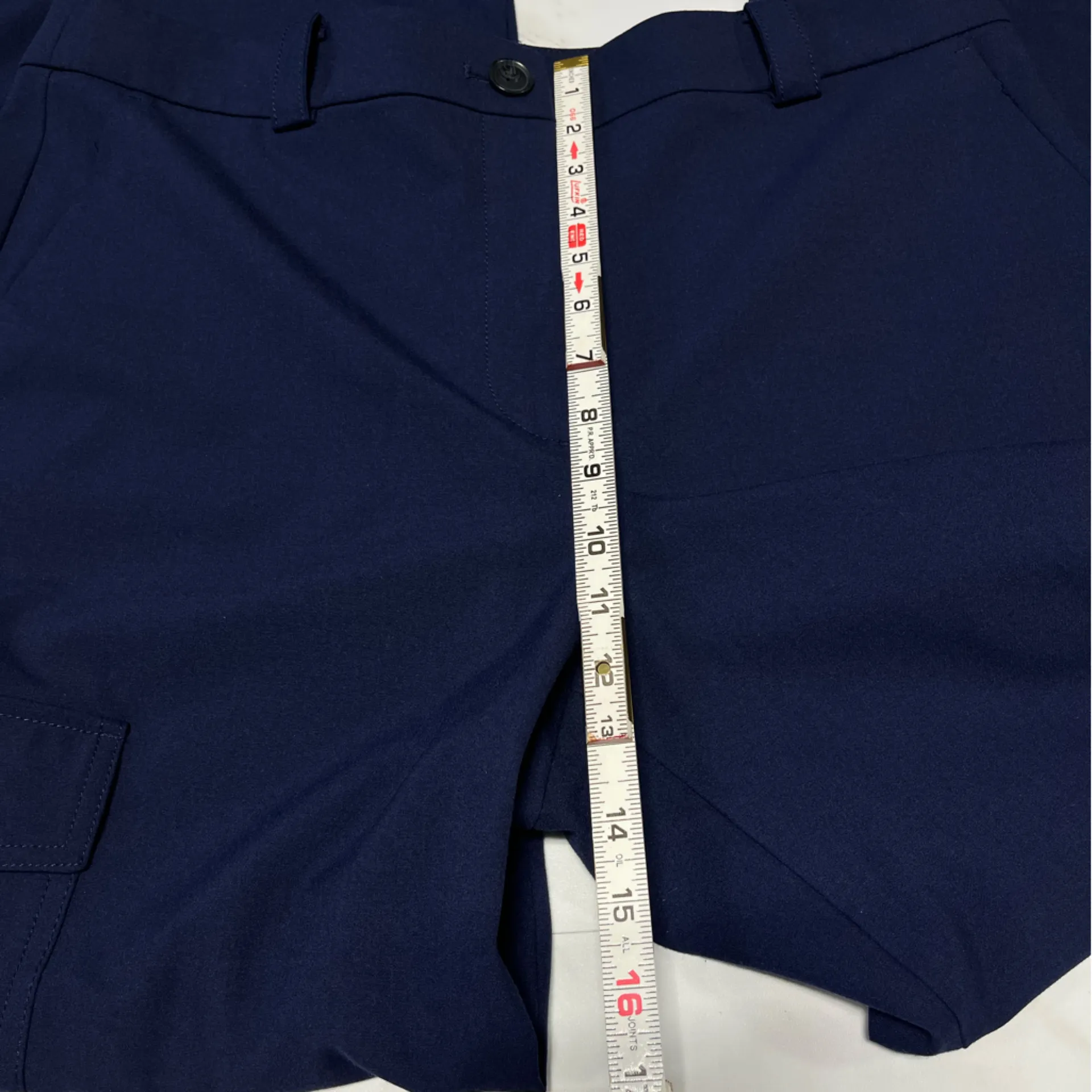 Loft High Waisted Navy Blue  Lightweight Cargo Pant size 12 - Image 6