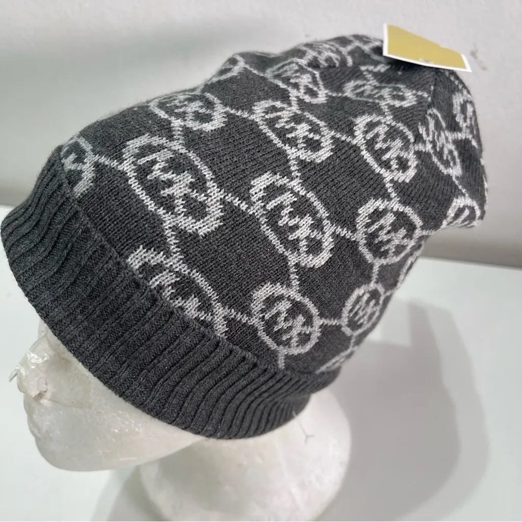 Michael Kors Signature MK Collection Beanie Hat Gray Women’s OS NWT - Image 2