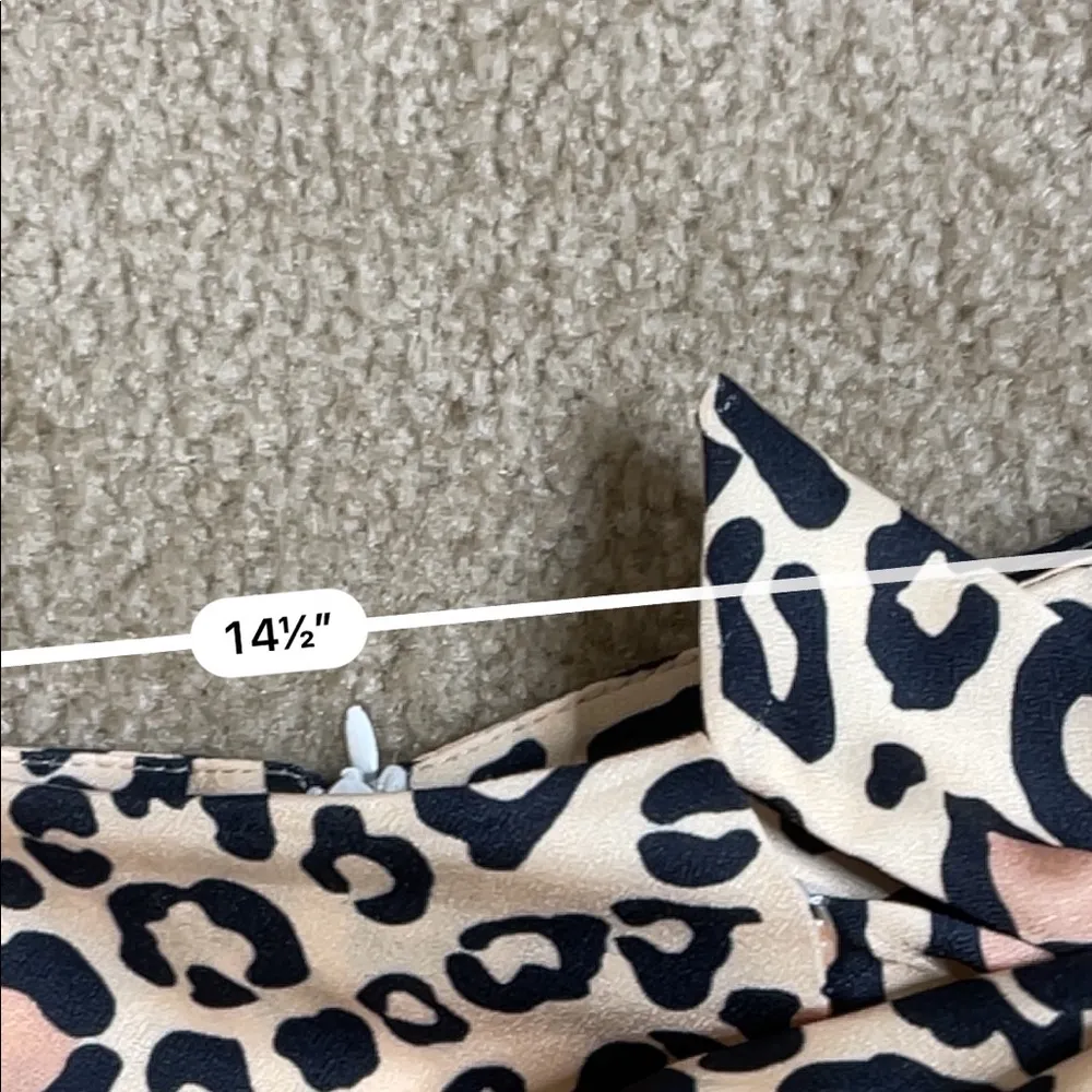 Leopard print ruffle wrap skirt Size L - Image 4