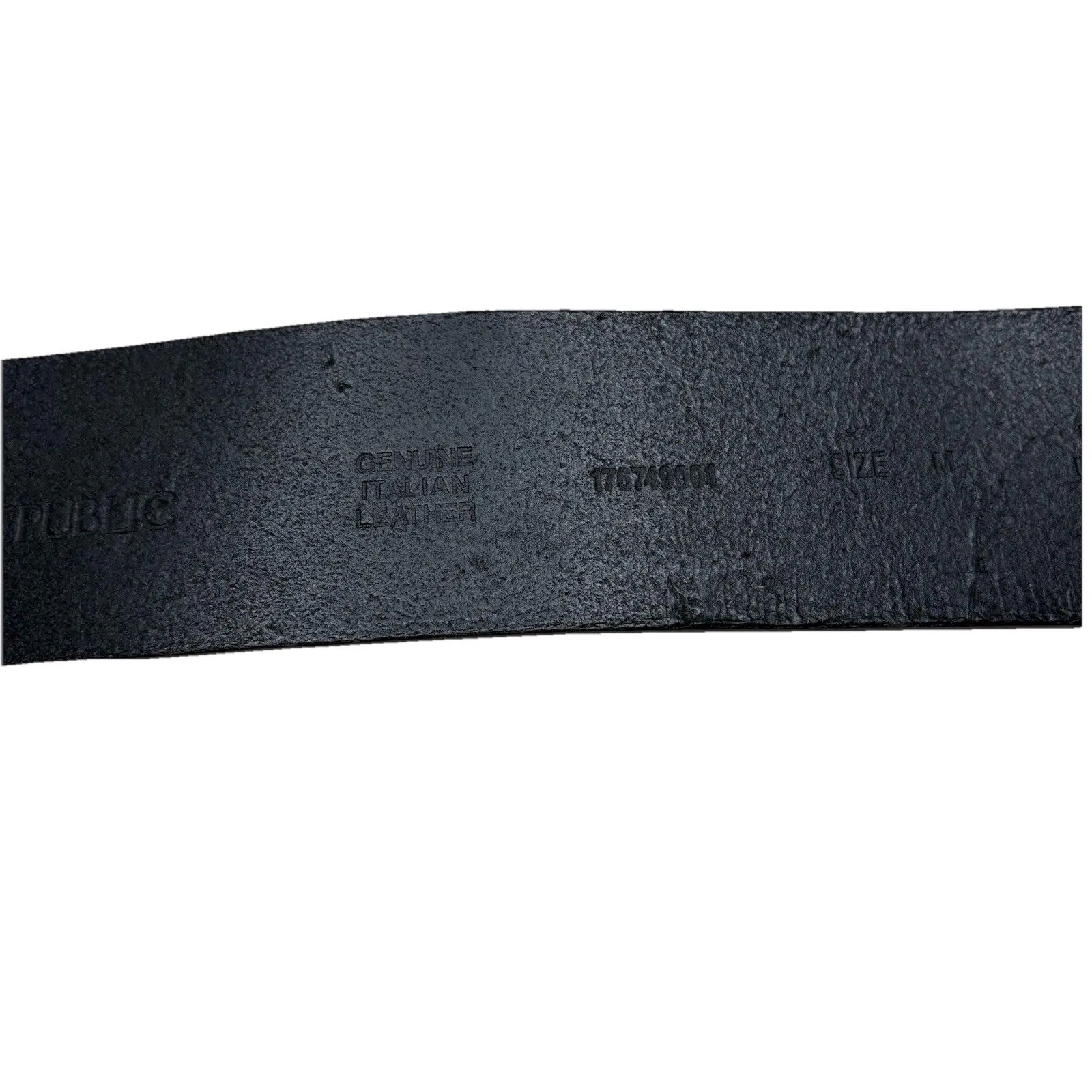 Banana Republic Black Genuine Italian  Leather Belt Women's Size Medium - Image 6