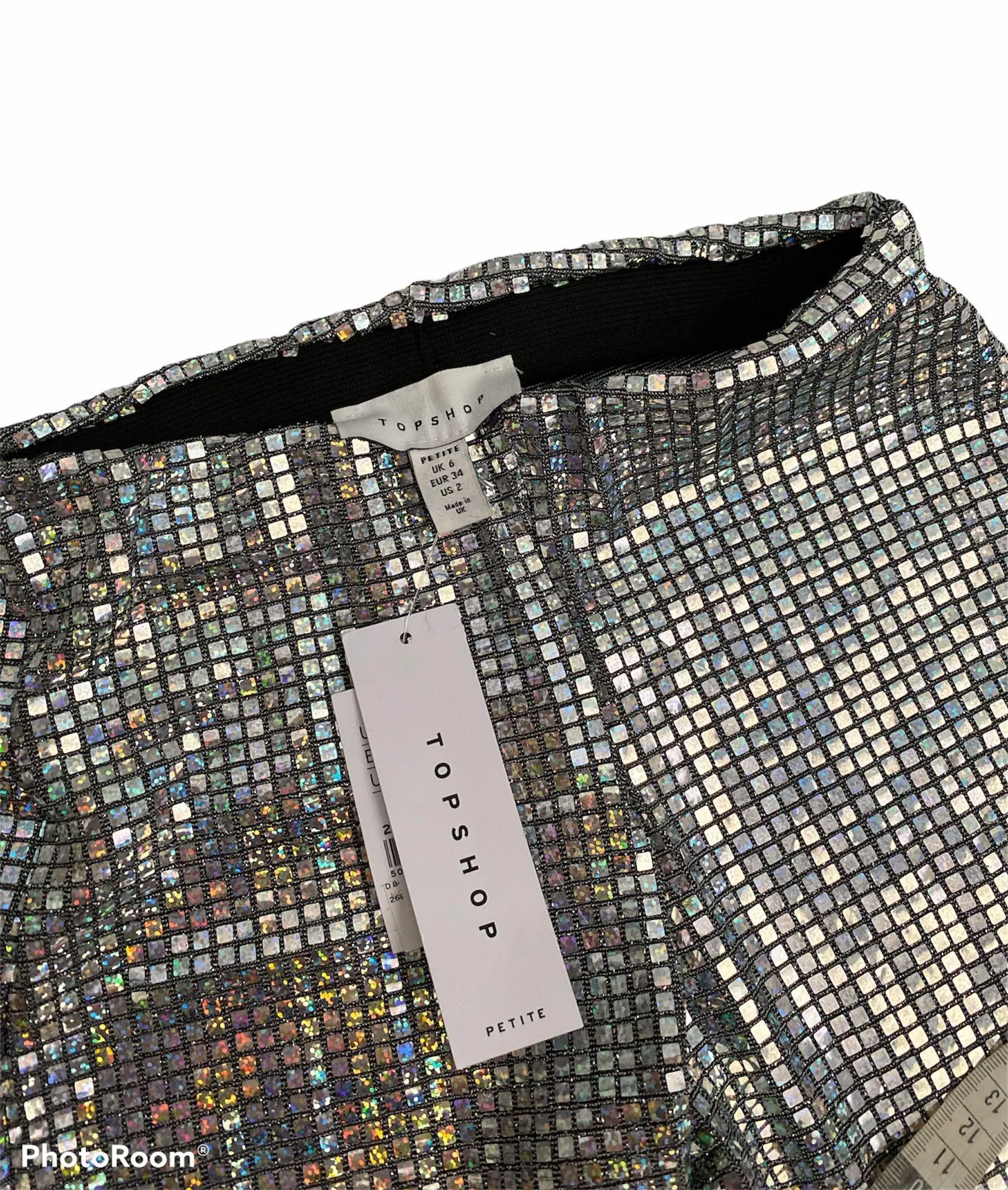 Topshop Sequin Flare Pants - Image 3