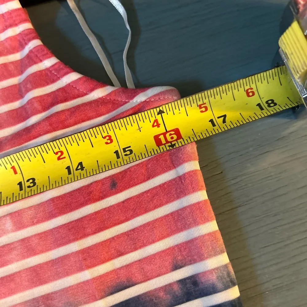 Blue Curl Striped Sleeveless Dress - Image 6