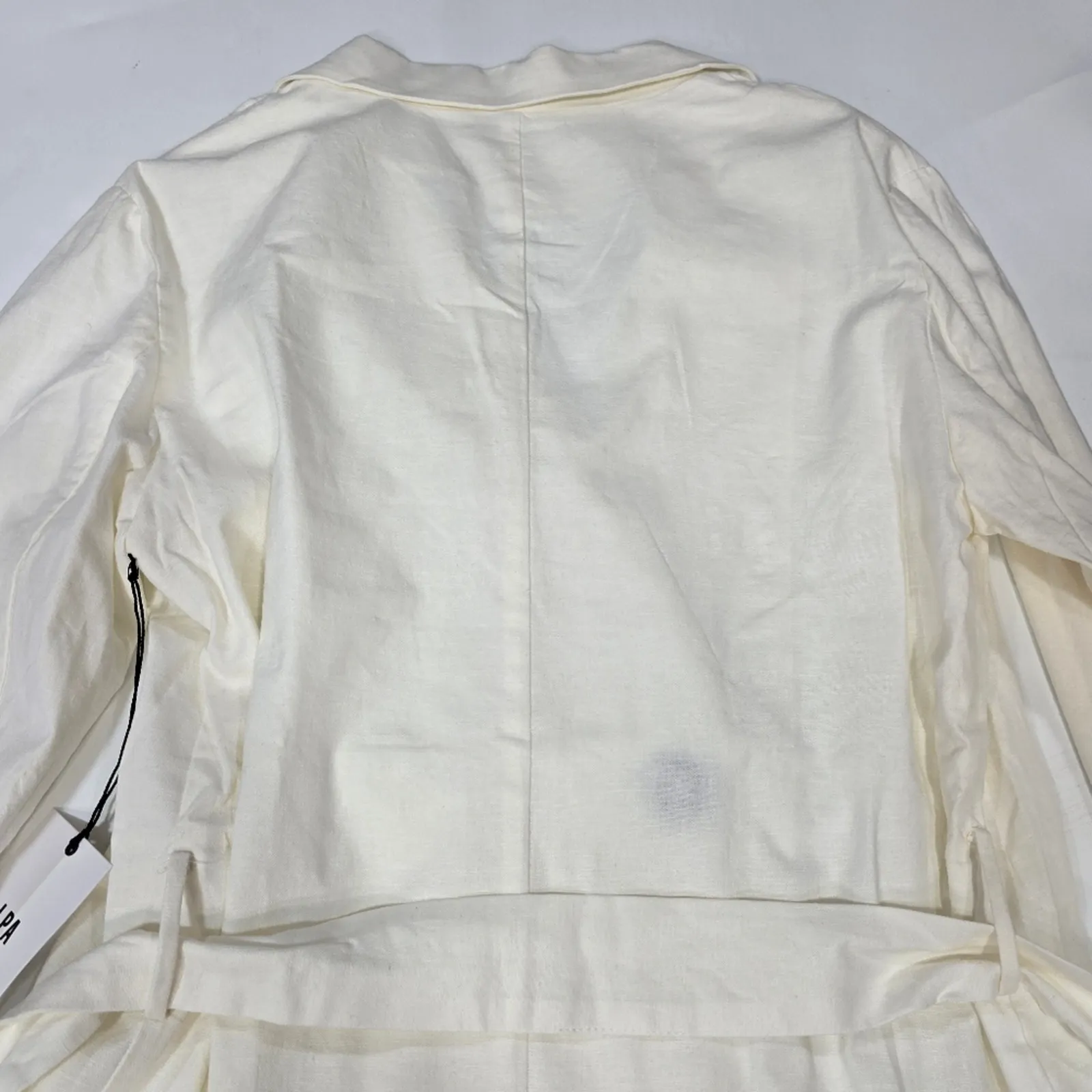 LPA Double Breasted Jacket in White XS - Image 10
