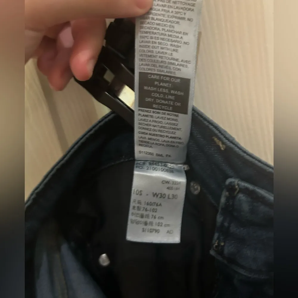 Levi's Blue Boot Cut Leg Jeans - Image 8