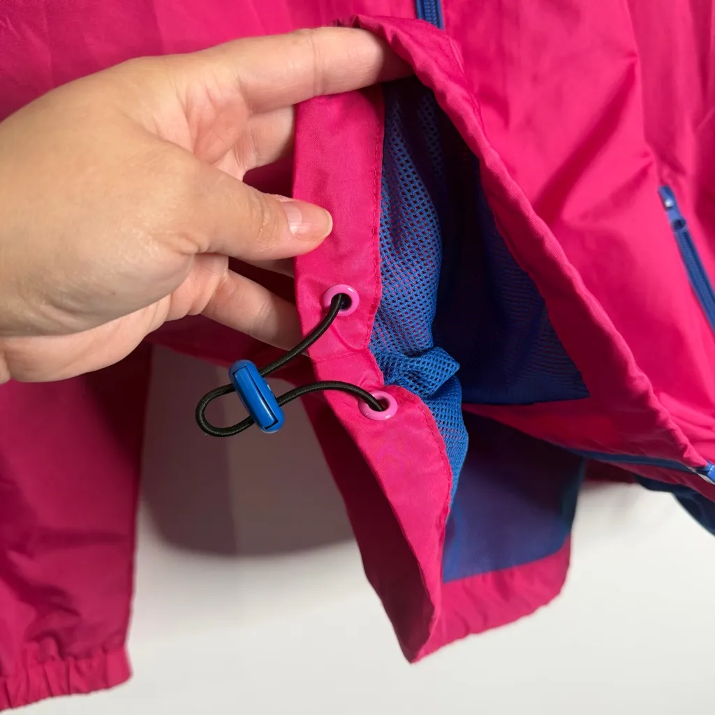 Walt Disney World Women’s Pink Large Windbreaker With Pockets Hooded With Logo - Image 7