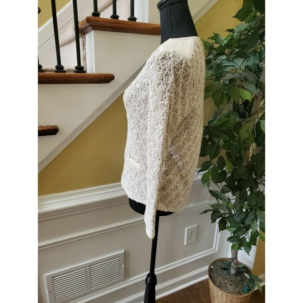 Ann Taylor Crochet Blend Jacket Size Small - Image 5