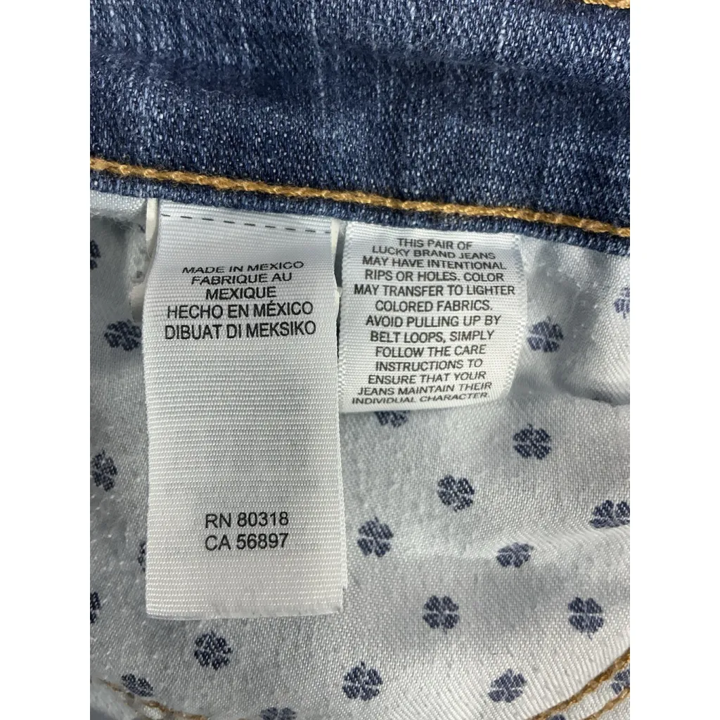 Womans Lucky Brand Sweet Straight Size 10/30 Blue Jeans - Image 4