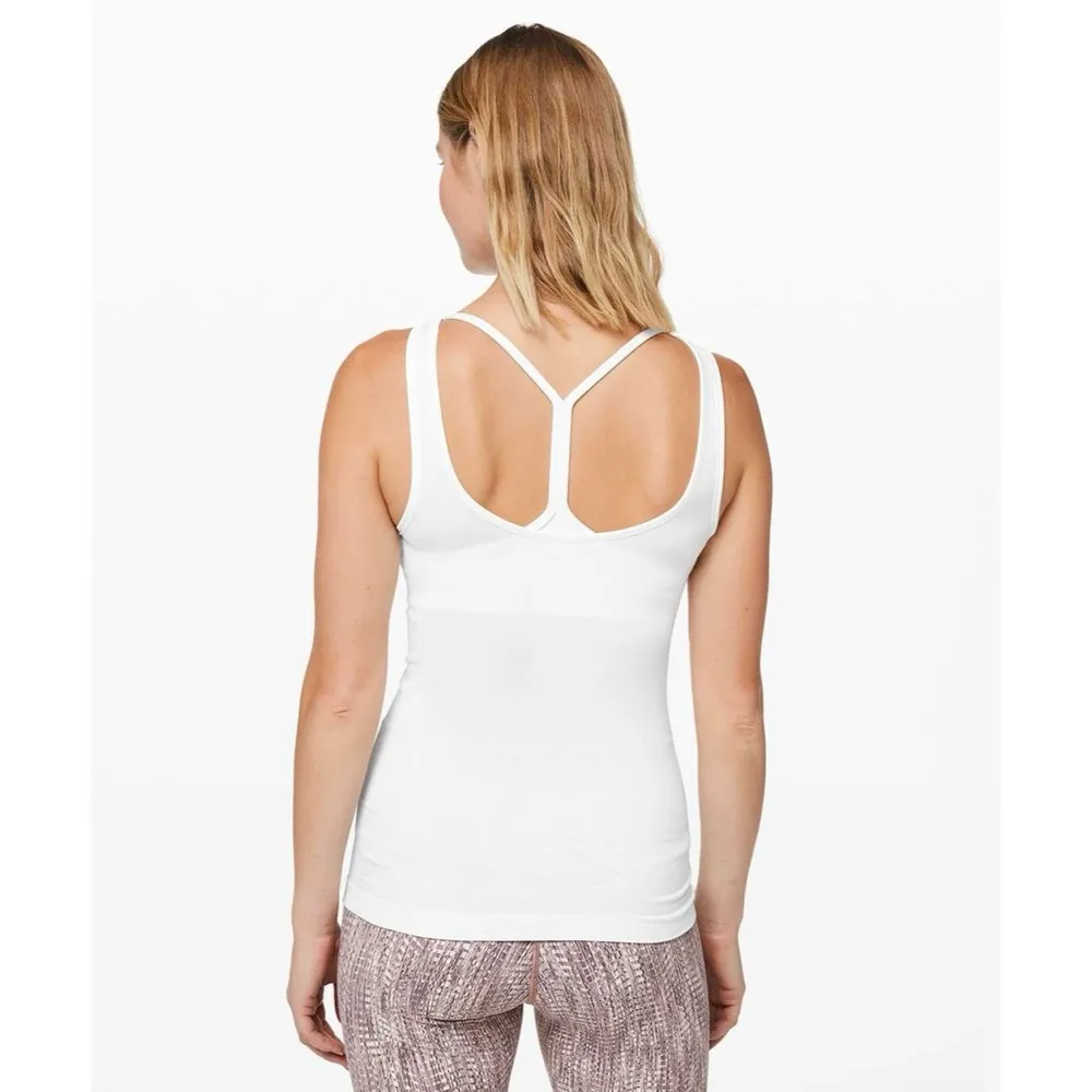 White Seek Simplicity Tank Ribbed - Image 2