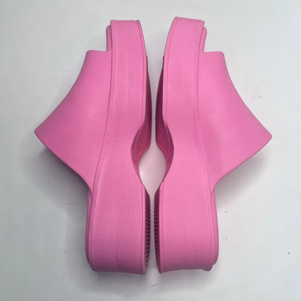 Steve Madden Women's Slinky-J Slip-On Platorm Wedge Sandals S-249 Sz 8 - Image 6