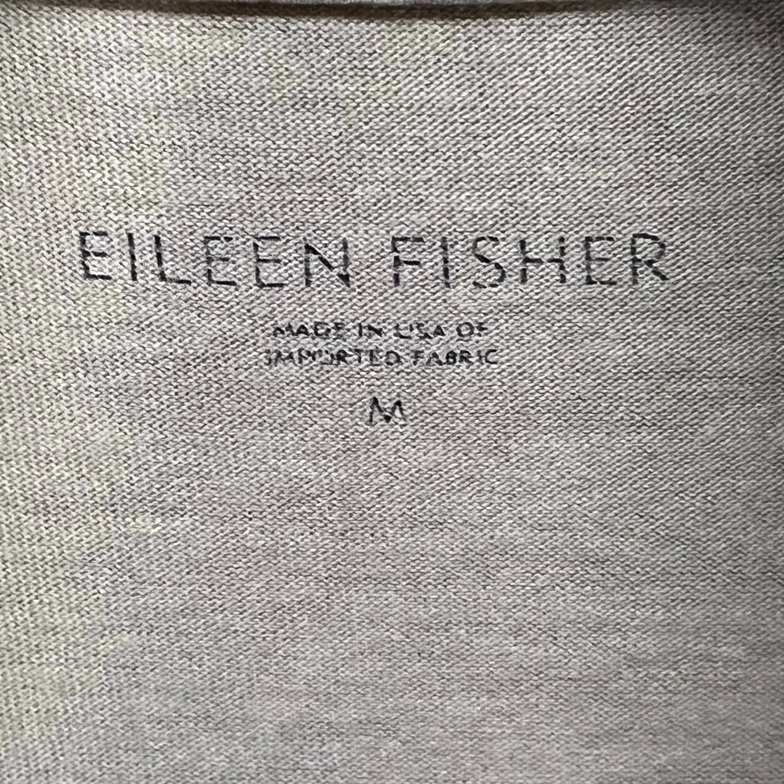 Eileen Fisher Activewear Jacket Womens M Taupe Organic Cotton Zip Up Relaxed - Image 10