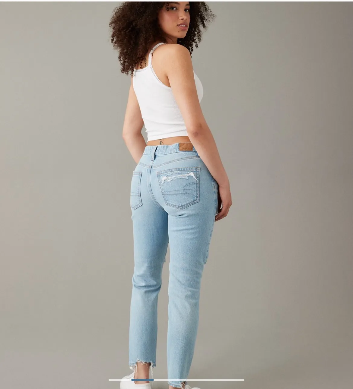 Stretch Ripped Curvy 90s Skinny Jeans - Image 2