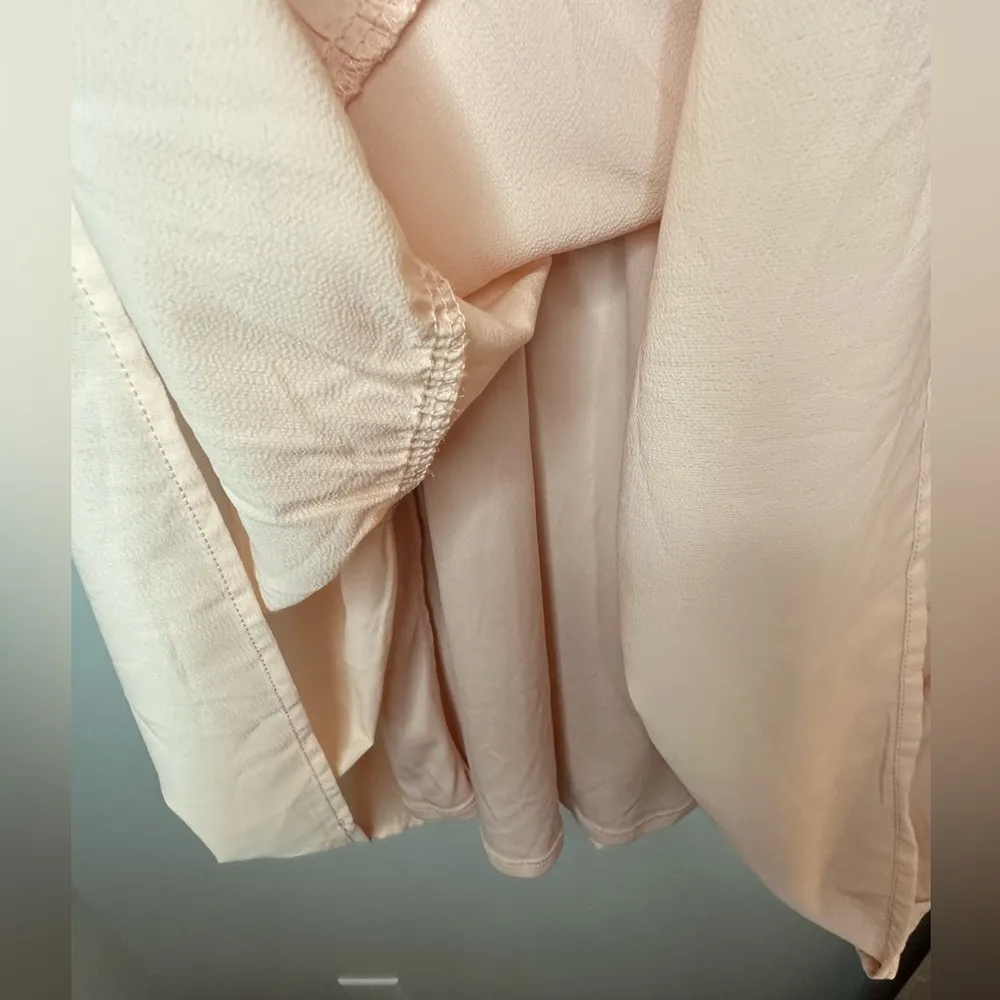 Plus Flowy Baby Pink Mini Dress - Image 2