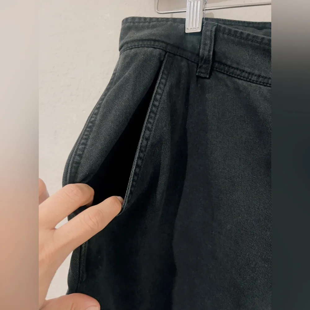 Everlane Chino Wide Leg Pants Womens Size 6 Black Straight Fit - Image 7