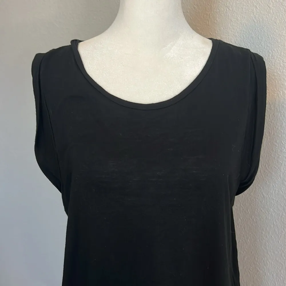 JCrew Modal Muscle Tank Top Black Size Small - Image 2