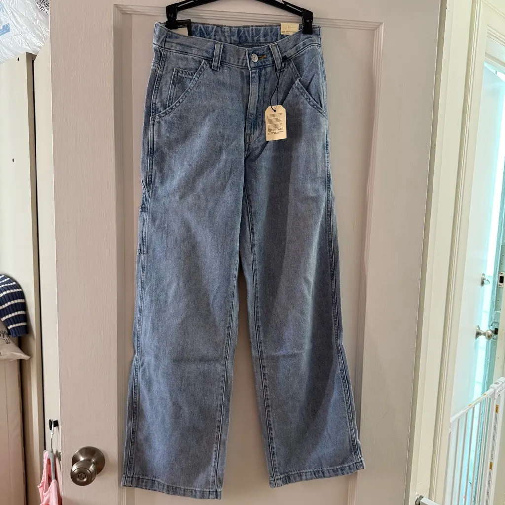 Levi’s Lightweight Baggy Wide Leg Carpenter Jeans size 24x31 NWT - Image 2