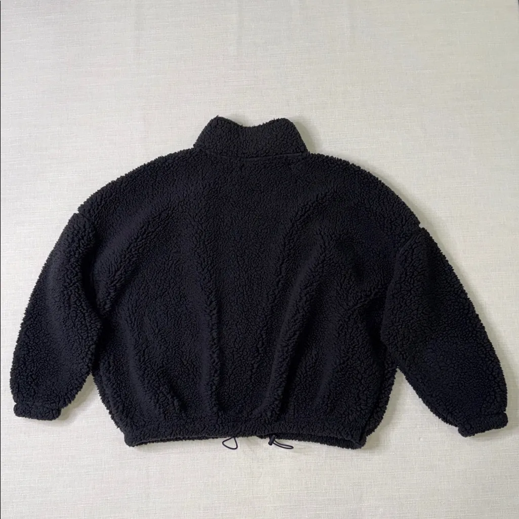 PacSun Women's Charcoal Teddy Jacket - Image 7