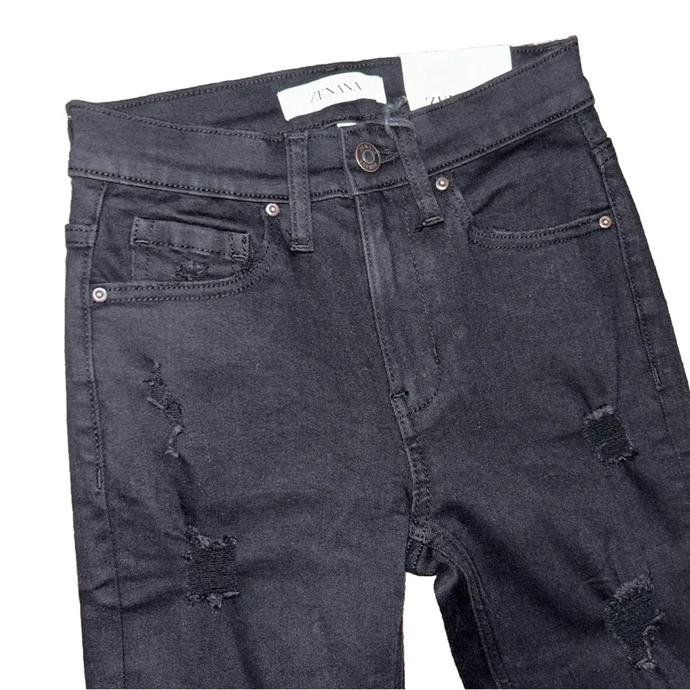 Zenana Black Distressed Jeans Women’s 24 - Image 4