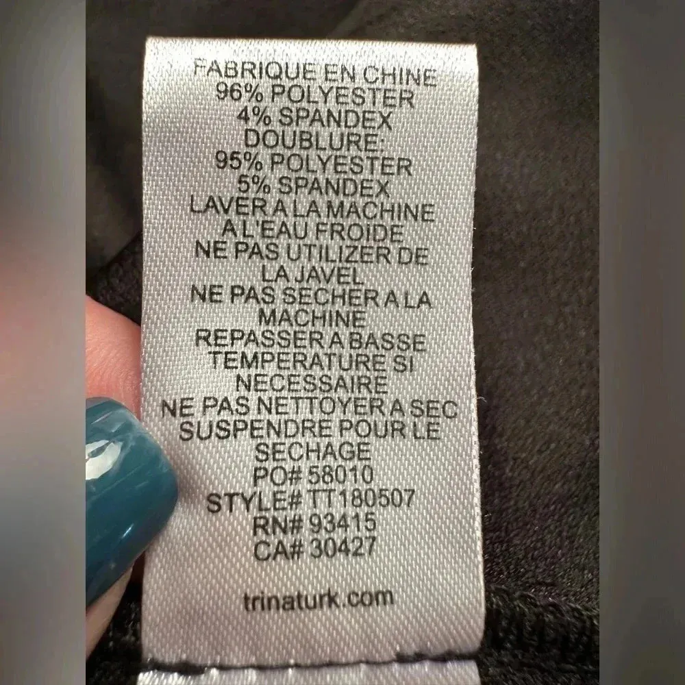 Trina Turk “lavish dress” Women's Straight Roll Neck Sleeveless Dress - Image 8