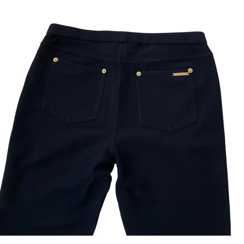 Michael Kors Blue High Rise Leggings Women Size Small | 58-3 - Image 3