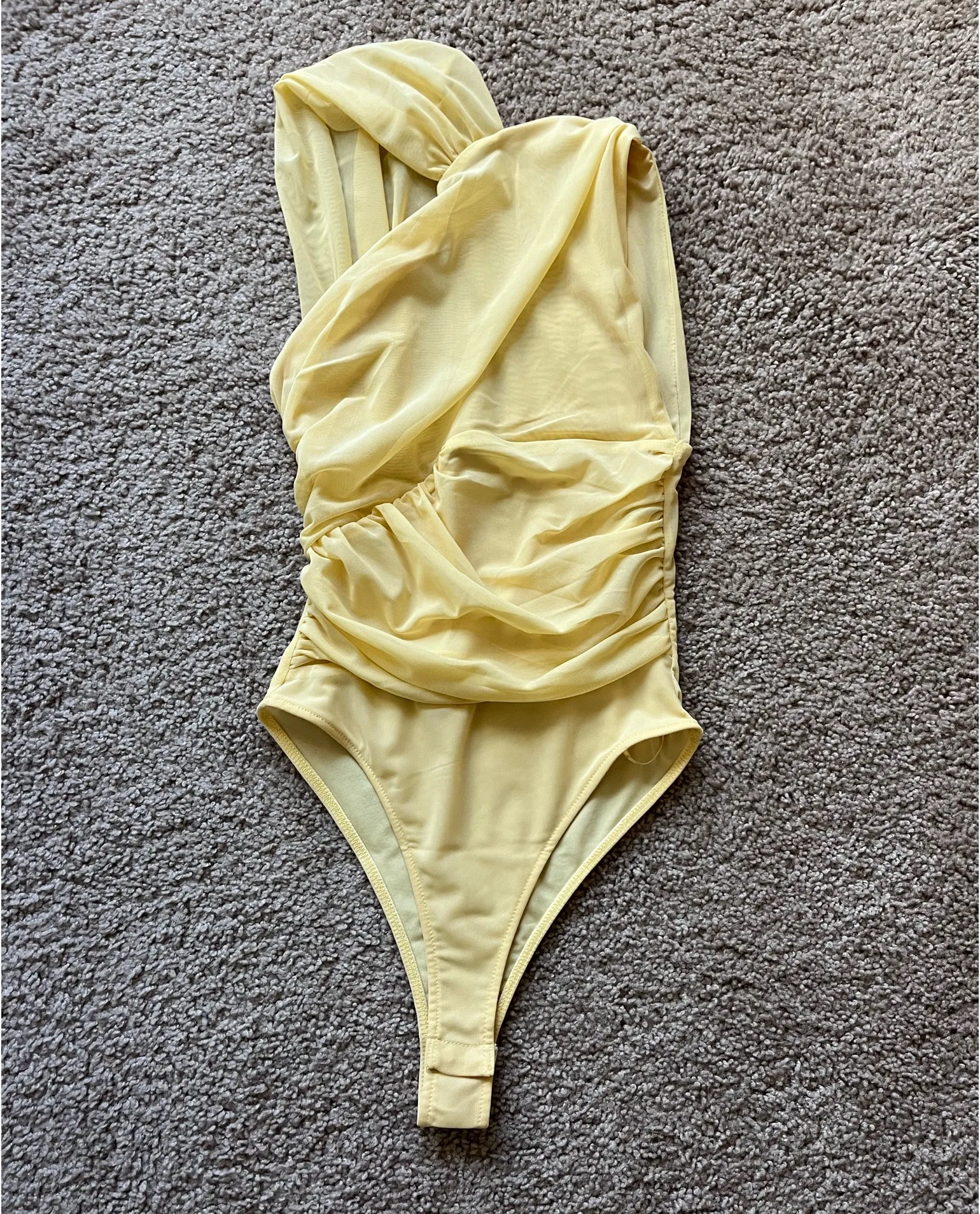 Zara yellow crossbody bodysuit - Image 5