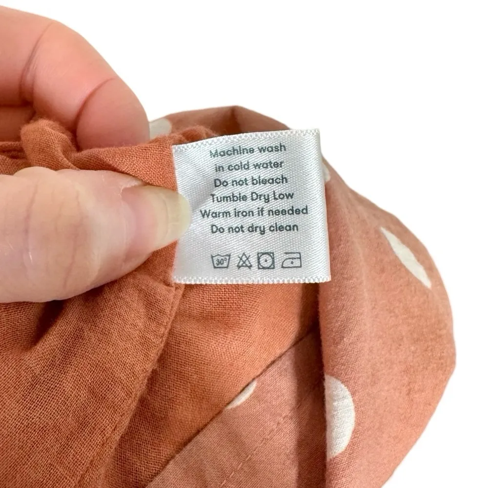 Roller Rabbit Polka Dot Ondine Tiered Ruffle Dress in Clay Color - Image 14