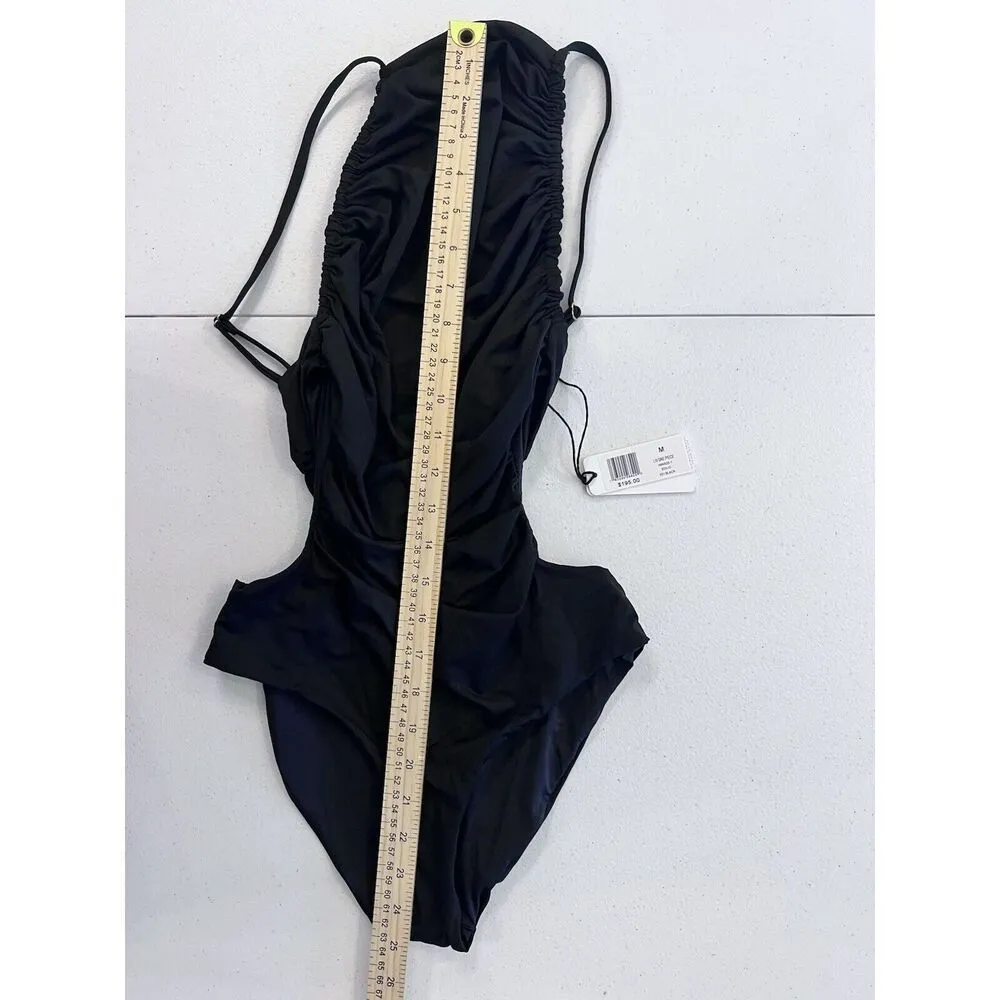 We Wore What Black Liv One Piece Size Medium Sexy Cutouts New with Tags $195‎ - Image 5
