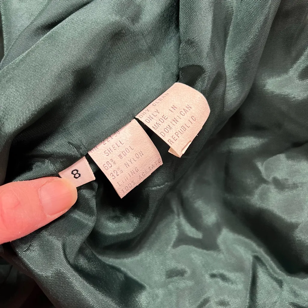 VTG Kay Boys Colorblock Women's Hooded Jacket in Green and Red Size 8 - Image 9