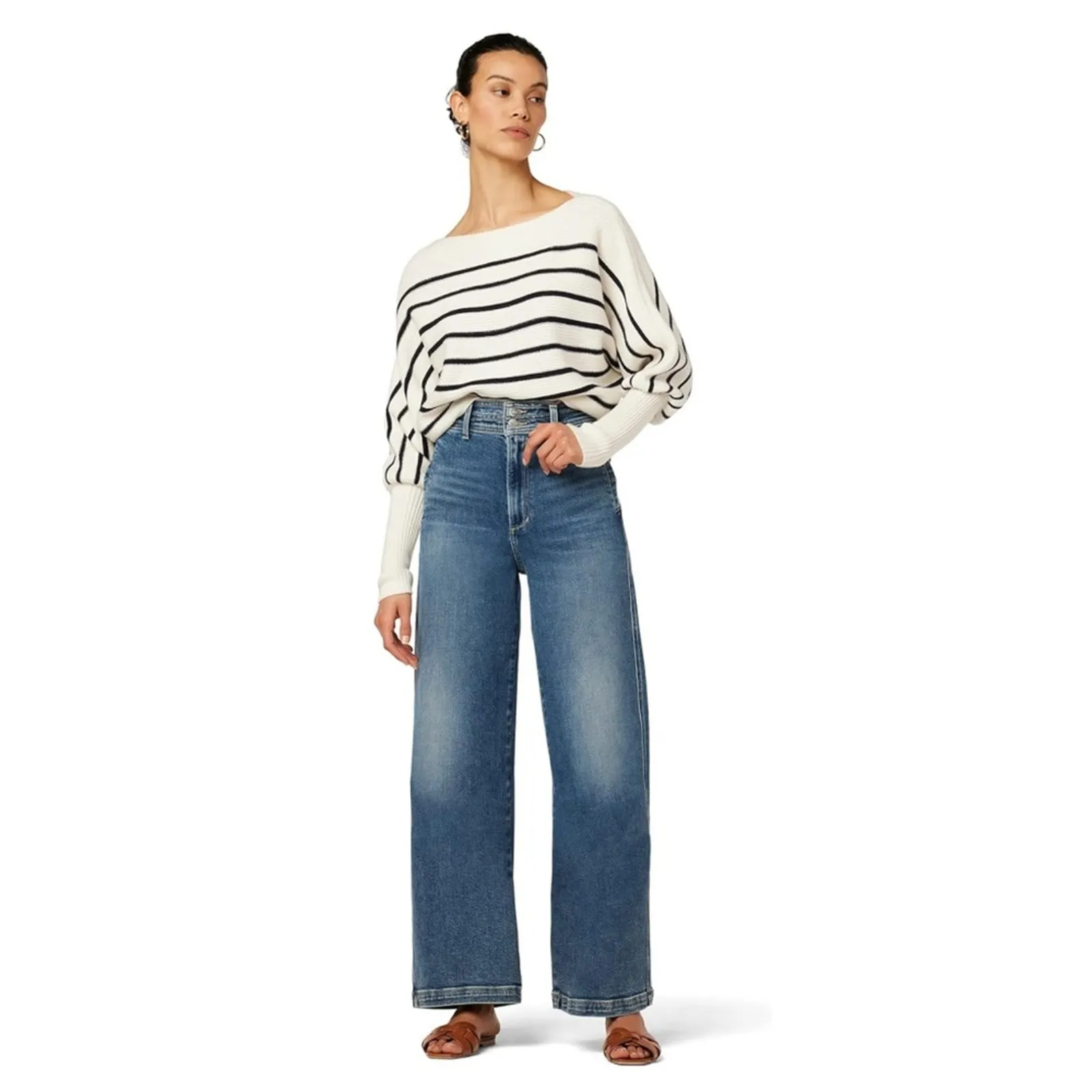 $248 NEW Joe’s Jeans Allana Wide Leg Ankle - 24 - Image 6