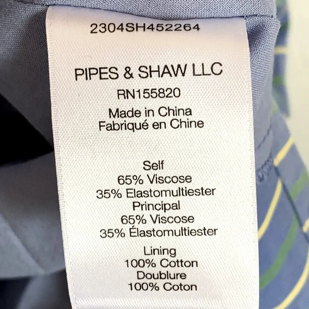 NWT Veronica Beard Teagan Stripe Ruched V-Neck Midi Dress in Blue/Kelly Green - Image 11