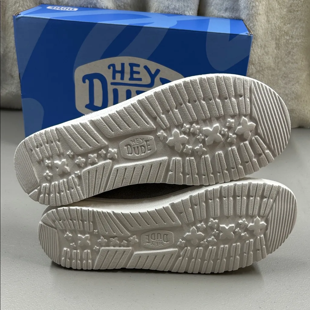 Hey Dude Wendy Metallic Sparkle Shoe Loafer Rose Gold Womens Size 7 NWT in Box - Image 7